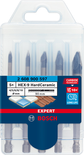 BOSCH Setovi svrdla EXPERT HEX-9 HardCeramic