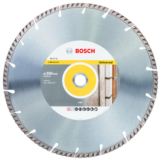 BOSCH Dijamantne rezne ploče Standard for Universal, provrt 25,4 mm za stolne i motorne pile