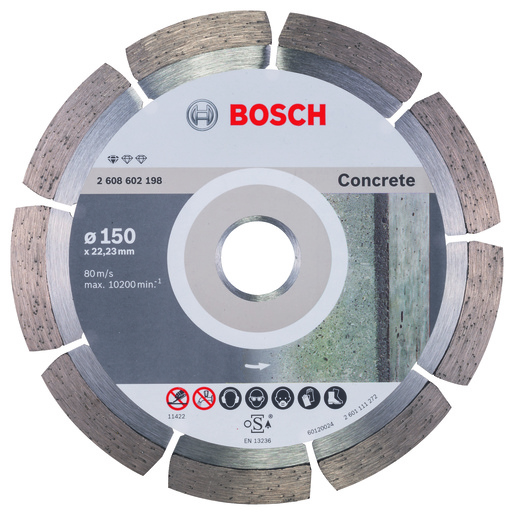 BOSCH Dijamantne rezne ploče za beton Standard for Concrete za velike kutne brusilice