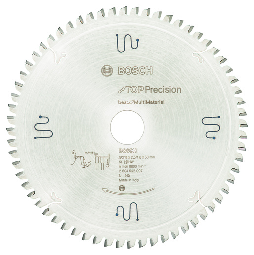 BOSCH Top Precision Best for MultiMaterial za preklopne pile