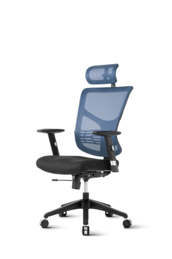 Ergovision Essent 06, uredska stolica, crno/plava