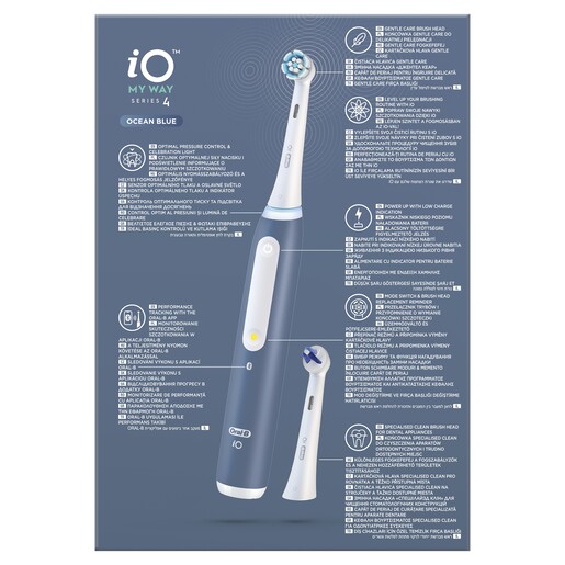Oral B električna četkica iO 4 My Way Ocean Blue