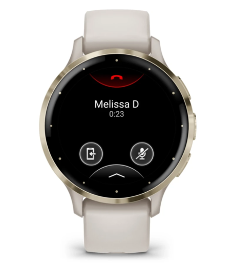 Garmin Venu 3S, Soft Gold Stainless Steel Bezel with Ivory Case and Silicone Band, 010-02785-04, pametni sat