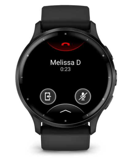 Garmin Venu 3, Slate Stainless Steel Bezel with Black Case and Silicone Band, 010-02784-01, pametni sat