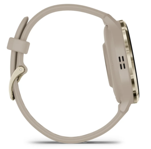 Garmin Venu 3S, Soft Gold Stainless Steel Bezel with French Gray Case and Silicone Band, 010-02785-02, pametni sat