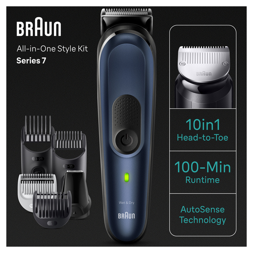 BRAUN All-In-One Style Kit 10u1 za bradu, kosu i tijelo Series 7 7410