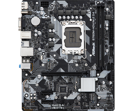 Matična ploča ASRock B760M-HDV/M.2 D4, Intel B760, LGA1700, mATX