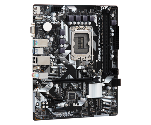 Matična ploča ASRock B760M-HDV/M.2 D4, Intel B760, LGA1700, mATX