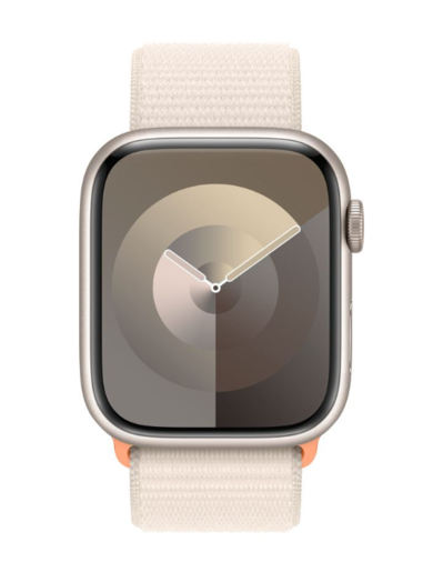 Apple Watch Series 9 GPS 45mm Starlight Aluminium Case with Starlight Sport Loop, pametni sat