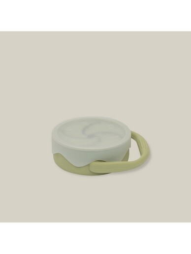 InterBaby sklopivi silikonski držač za grickalice, Olive Green