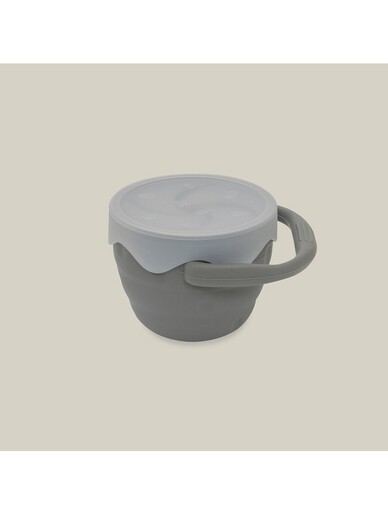 InterBaby sklopivi silikonski držač za grickalice, Petrol Grey