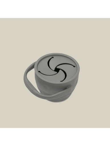 InterBaby sklopivi silikonski držač za grickalice, Petrol Grey