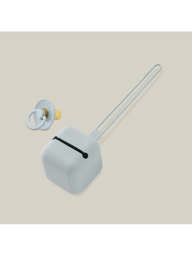 InterBaby silikonska posuda za dudu, Blue Grey