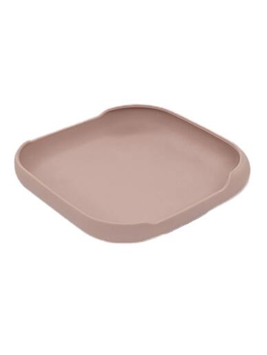 InterBaby silikonski tanjur s vakuumskom podlogom, Dark Pink