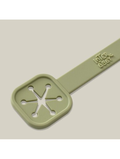 InterBaby silikonski držača tetra pelena, Olive Green (2 kom)