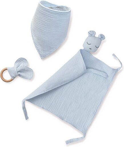 InterBaby set za bebe Muslin Blue Grey