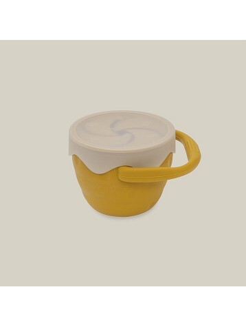 InterBaby sklopivi silikonski držač za grickalice, Earth Ocher