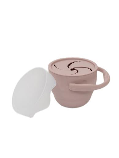 InterBaby sklopivi silikonski držač za grickalice,, Dark Pink