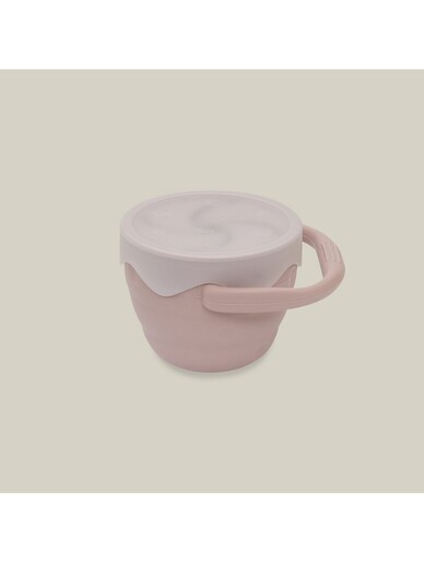 InterBaby sklopivi silikonski držač za grickalice,, Dark Pink