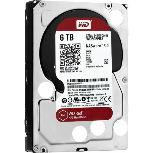 Tvrdi disk 6TB Western Digital Red™ Plus NAS (CMR) 3.5" (WD60EFPX)