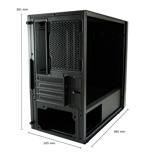 Kućište LC-Power LC-2016M, crno