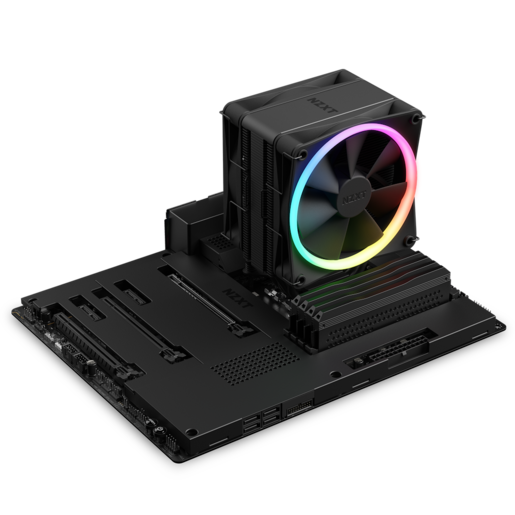 Hladnjak za procesor NZXT T120, RGB, crni