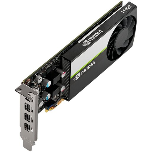 Grafička kartica PNY, nVidia T1000 4GB GDDR6, PCIe 3.0, 4x mini DisplayPort (VCNT1000-PB)