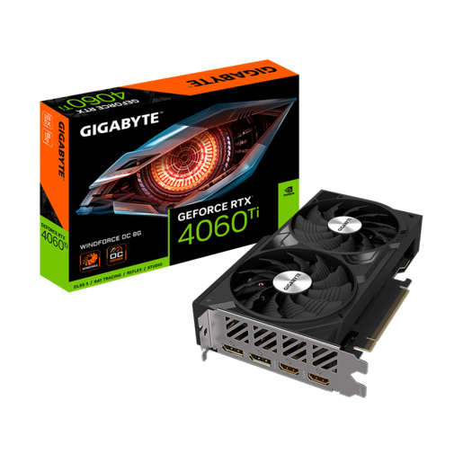 Grafička kartica Gigabyte, nVidia GeForce RTX 4060 Ti Windforce OC 8GB GDDR6, PCIe 4.0, 2x DisplayPort, 2x HDMI