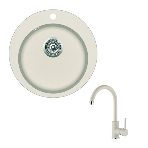 Set sudoper Helika Clarus SR100-W + slavina SHR J, Silica