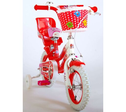 VOLARE dječji bicikl Lovely 12", crveno/bijeli