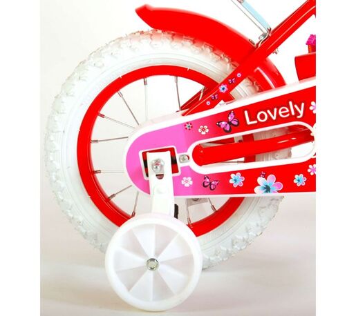 VOLARE dječji bicikl Lovely 12", crveno/bijeli