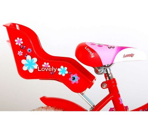 VOLARE dječji bicikl Lovely 12", crveno/bijeli
