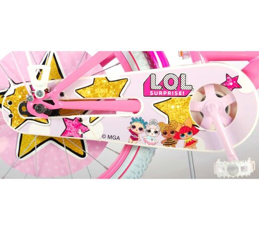 LOL dječji bicikl LOL Surprise 18", rozo/bijeli