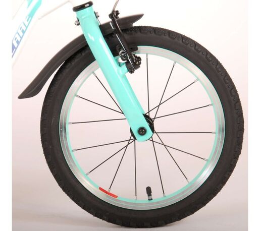 VOLARE dječji bicikl Glamour 16", bijelo/tirkizni