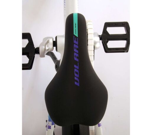 VOLARE dječji bicikl Glamour 16", bijelo/tirkizni