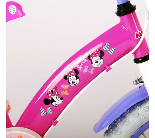 DISNEY dječji bicikl Minnie Cutest Ever! 14" s dvije ručne kočnice, rozi