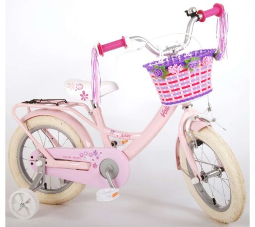 VOLARE dječji bicikl Ashley 14", rozi