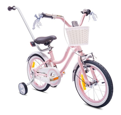 SUNBABY dječji bicikl Heart Bike 14", rozi