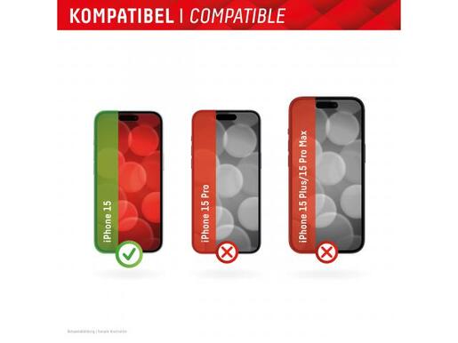 DISPLEX zaštitno staklo + maskica za iPhone 15, prozirna