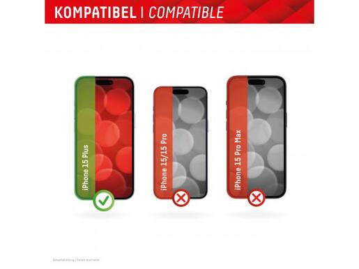 DISPLEX zaštitno staklo + maskica za iPhone 15 Plus, prozirna