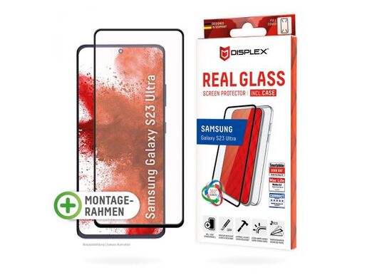 DISPLEX zaštitno staklo za Samsung Galaxy S23 Ultra + maskica, prozirna