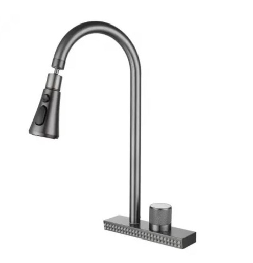 SINK SOLUTION kuhinjska slavina VANESSA, siva