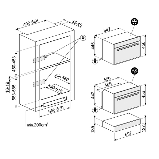 Smeg ladica za vakumiranje CPV615NR Dolce Stil Novo
