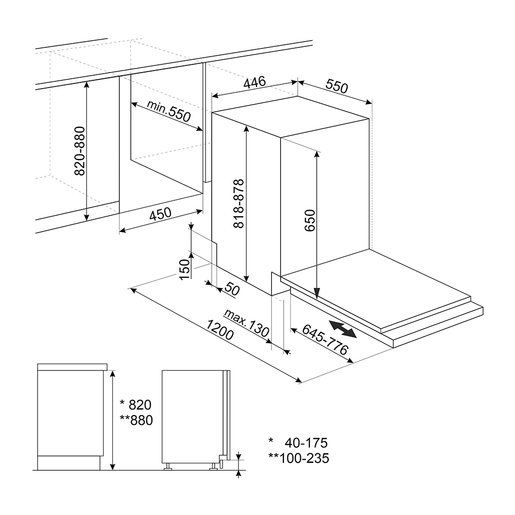 Smeg perilica posuđa ST4533IN