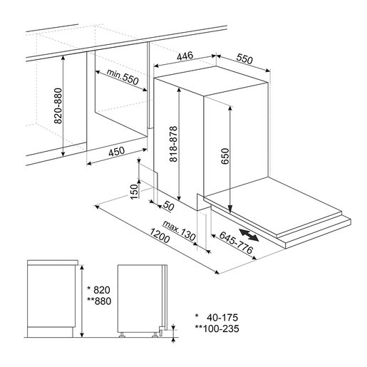 Smeg perilica posuđa ST4522IN