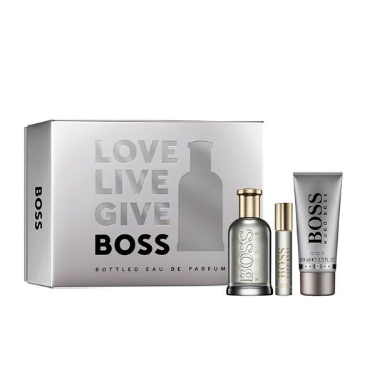 Hugo Boss, Bottled, 3 Piece Gift Set: EDP 100ml - EDP 10ml - Shower Gel 100ml