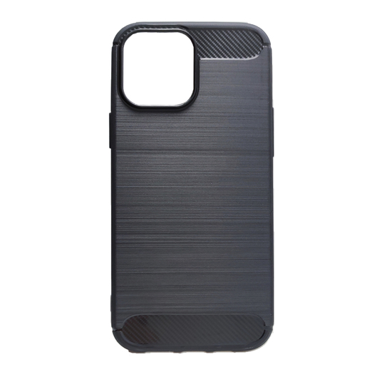 MM TPU maska za iPhone 15 Plus, Carbon Fiber, crna
