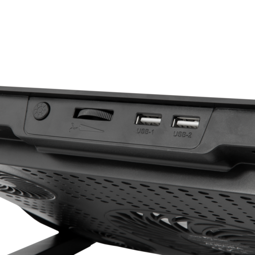 White Shark GCP-13 Aurora hladnjak za laptop, 5 ventilatora, RGB, do 17.3