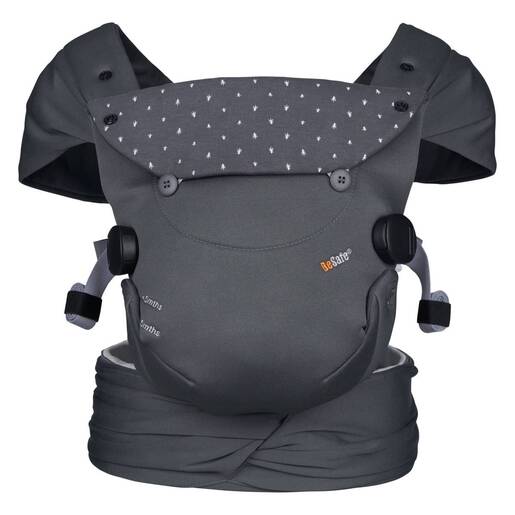 BeSafe nosiljka Newborn Haven Anthracite - Forest