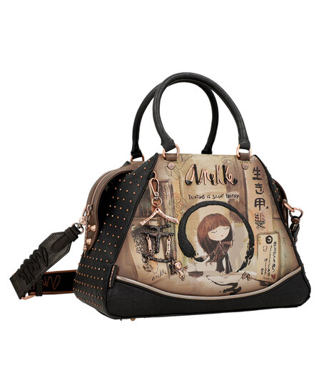 Torba fashion Anekke FW23 SHOEN BLACK L-32x23x15 cm